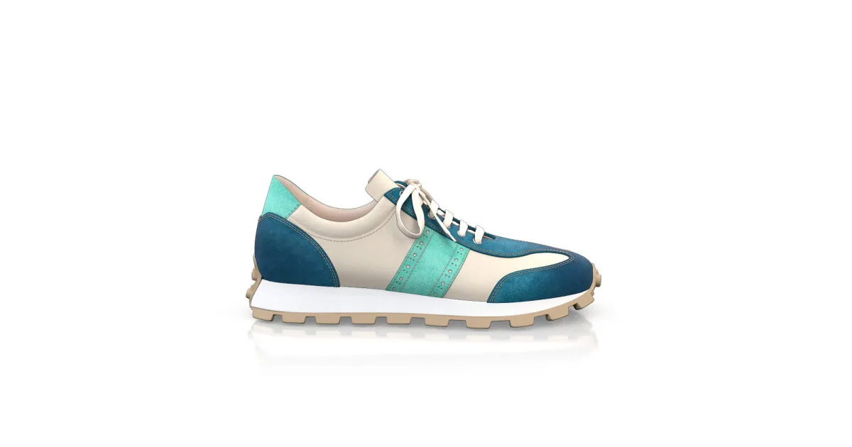 Herren Leder Laufschuhe 56422