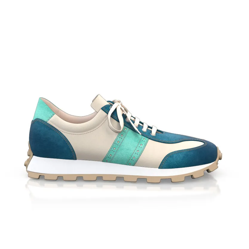 Herren Leder Laufschuhe 56422